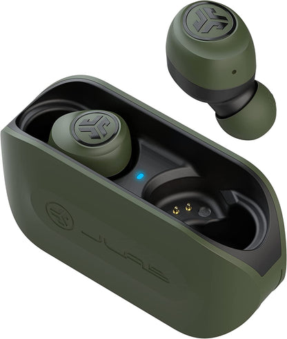 Green Go Air True Wireless Earbuds: Dual Connect, Sweat-Resistant, Bluetooth 5.0, 3 EQ Sound Settings