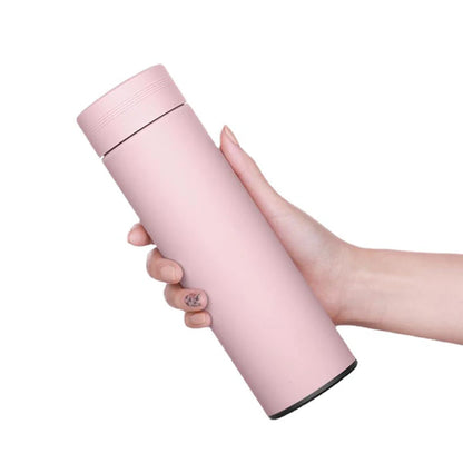 "500ml Smart Stainless Steel Water Bottle with Temperature Display - Leakproof Vacuum Flask for Coffee, Milk, and More - Perfect Christmas Gift"